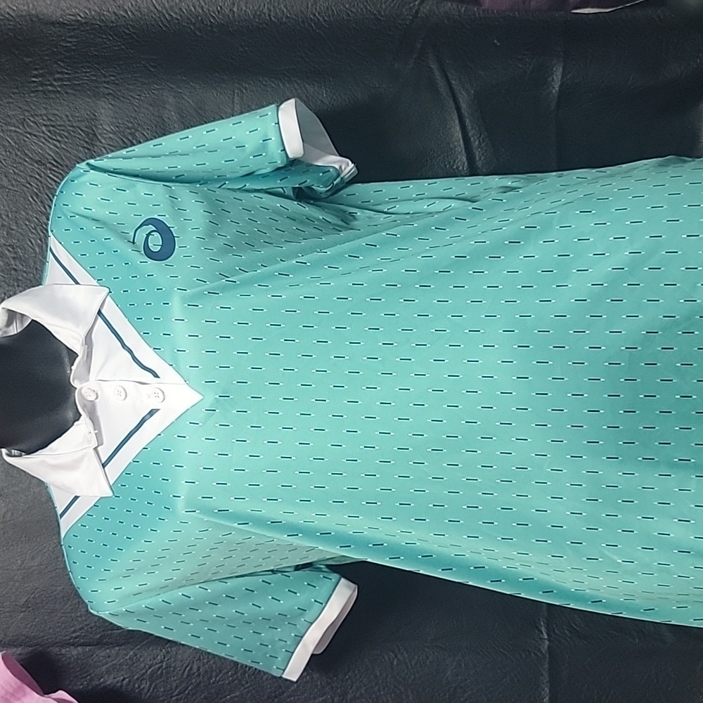 Asics woman's Size L Green and Blue.